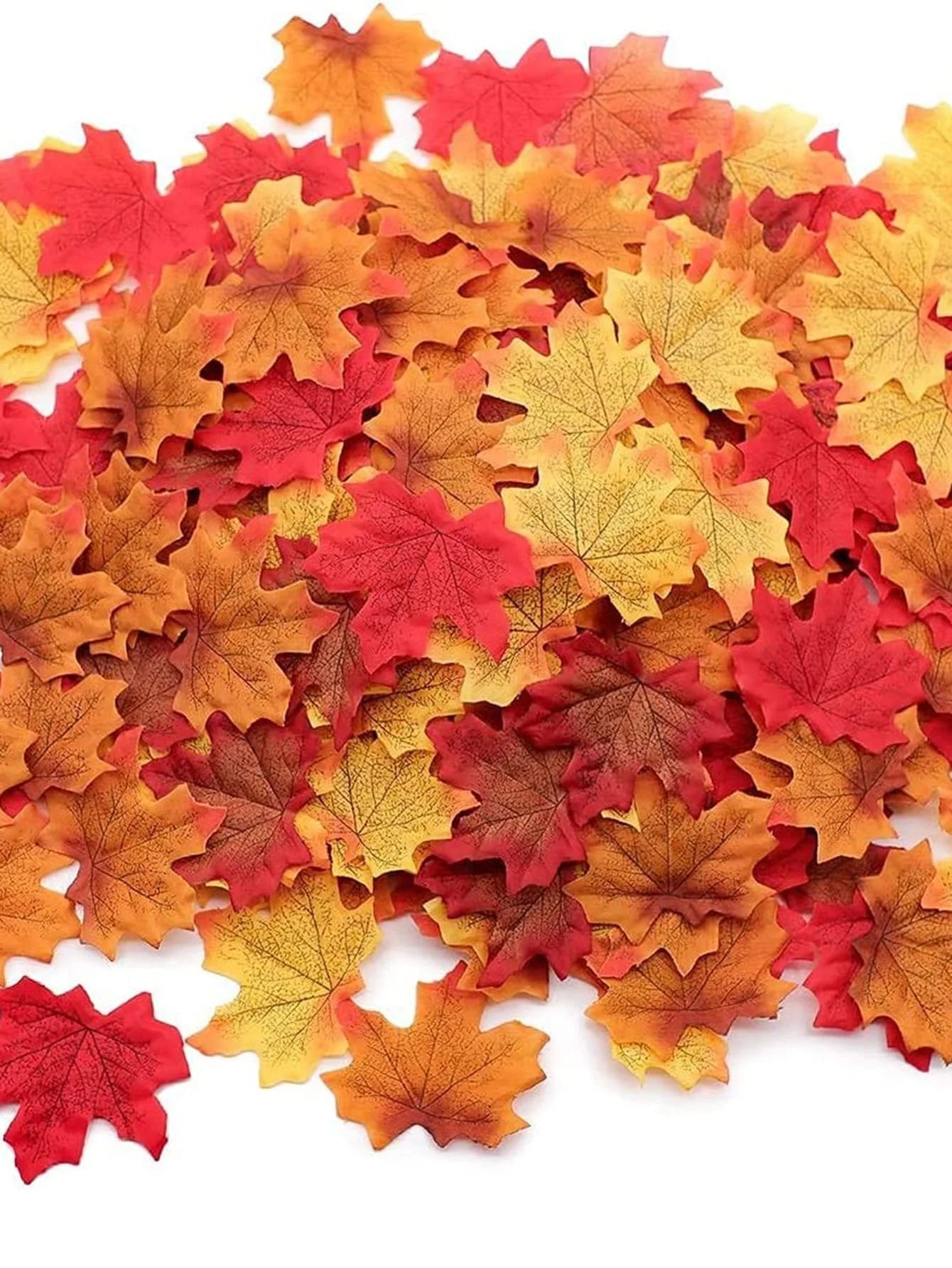 High Quality Silk Maple Leaf Halloween FestivalTable Wedding Scrapbook Artificial Plants