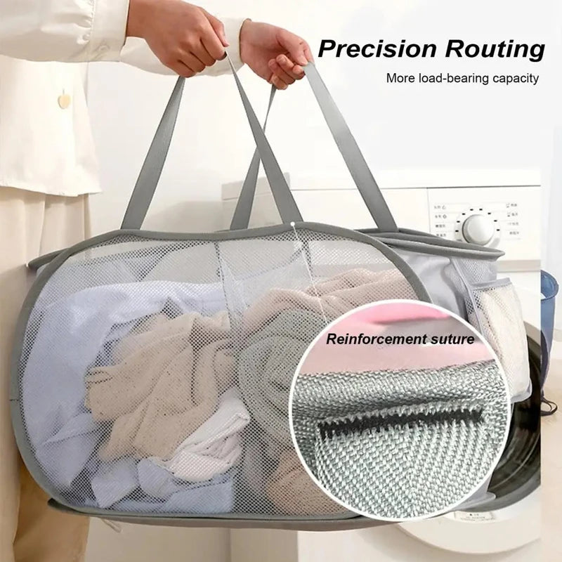 Foldable Mesh Storage Basket
