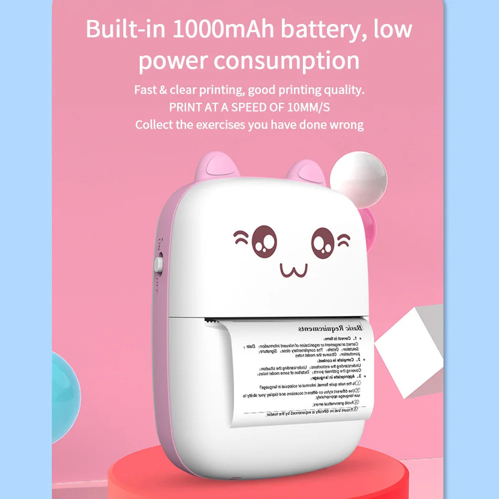 Mini Portable Thermal Printer