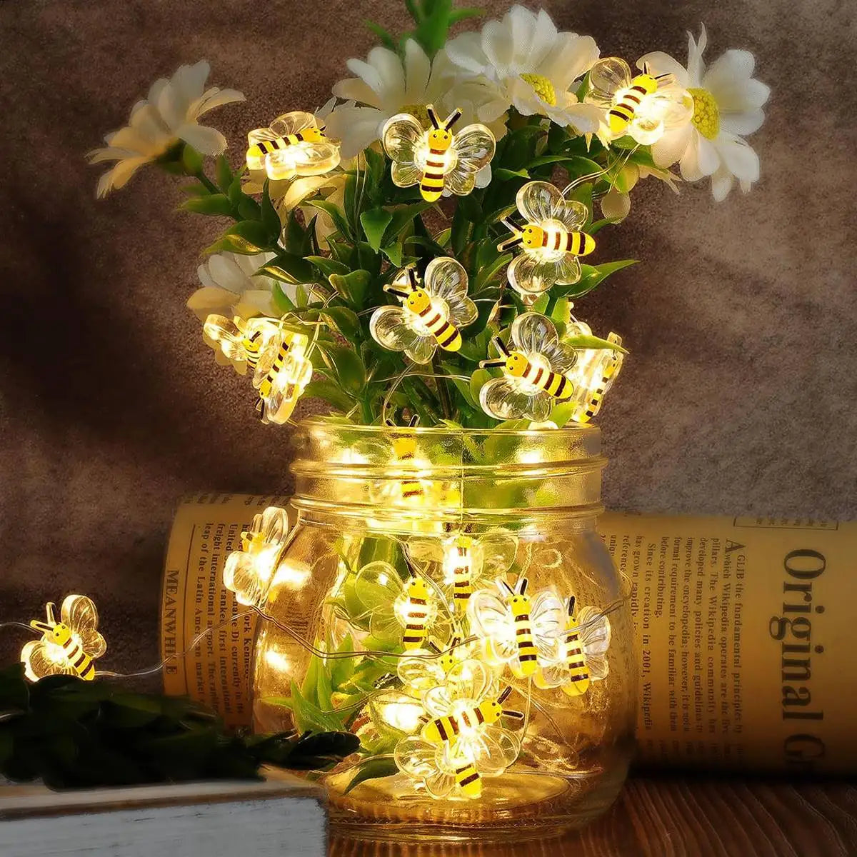 Whimsy with Bee String Lights