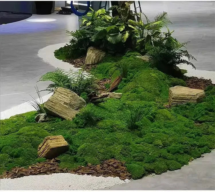 Fake Artificial Green Moss for Fairy Garden Accessories Home Garden Ornament