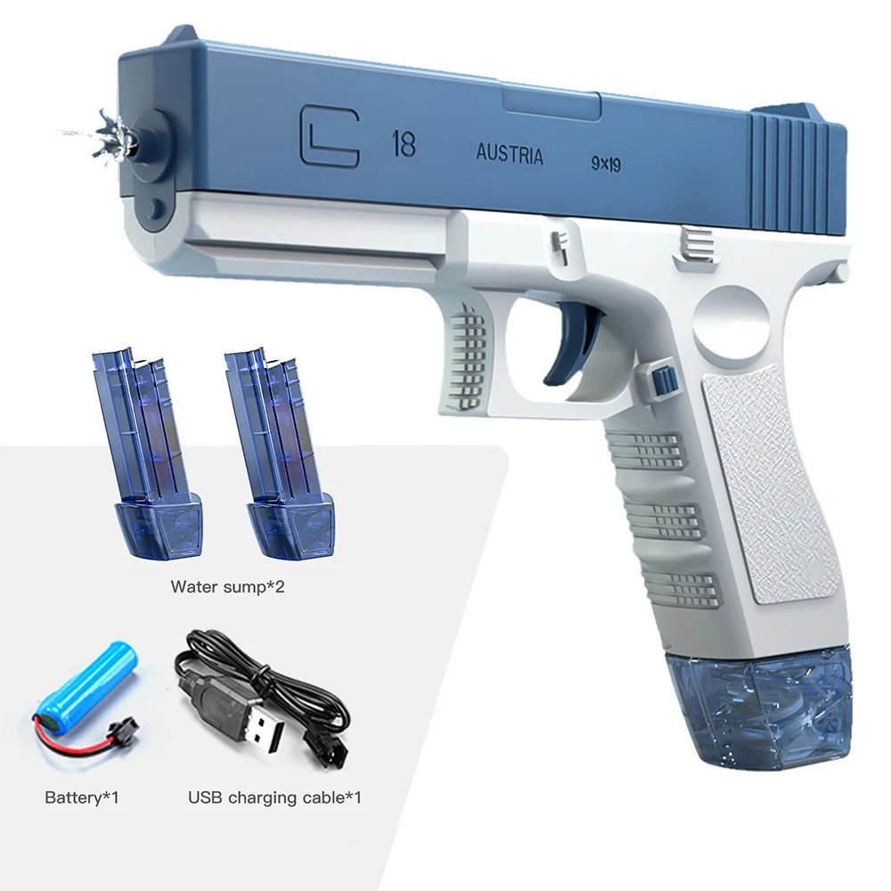 New Water Gun Electric M416 Pistol Shooting Toy Full Automatic