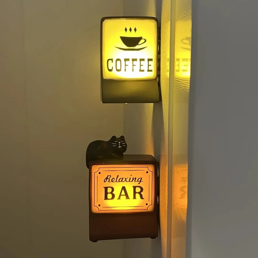 6 Styles 711 Store Light Sign Coffee Shop Magnetic Refrigerator Stickers