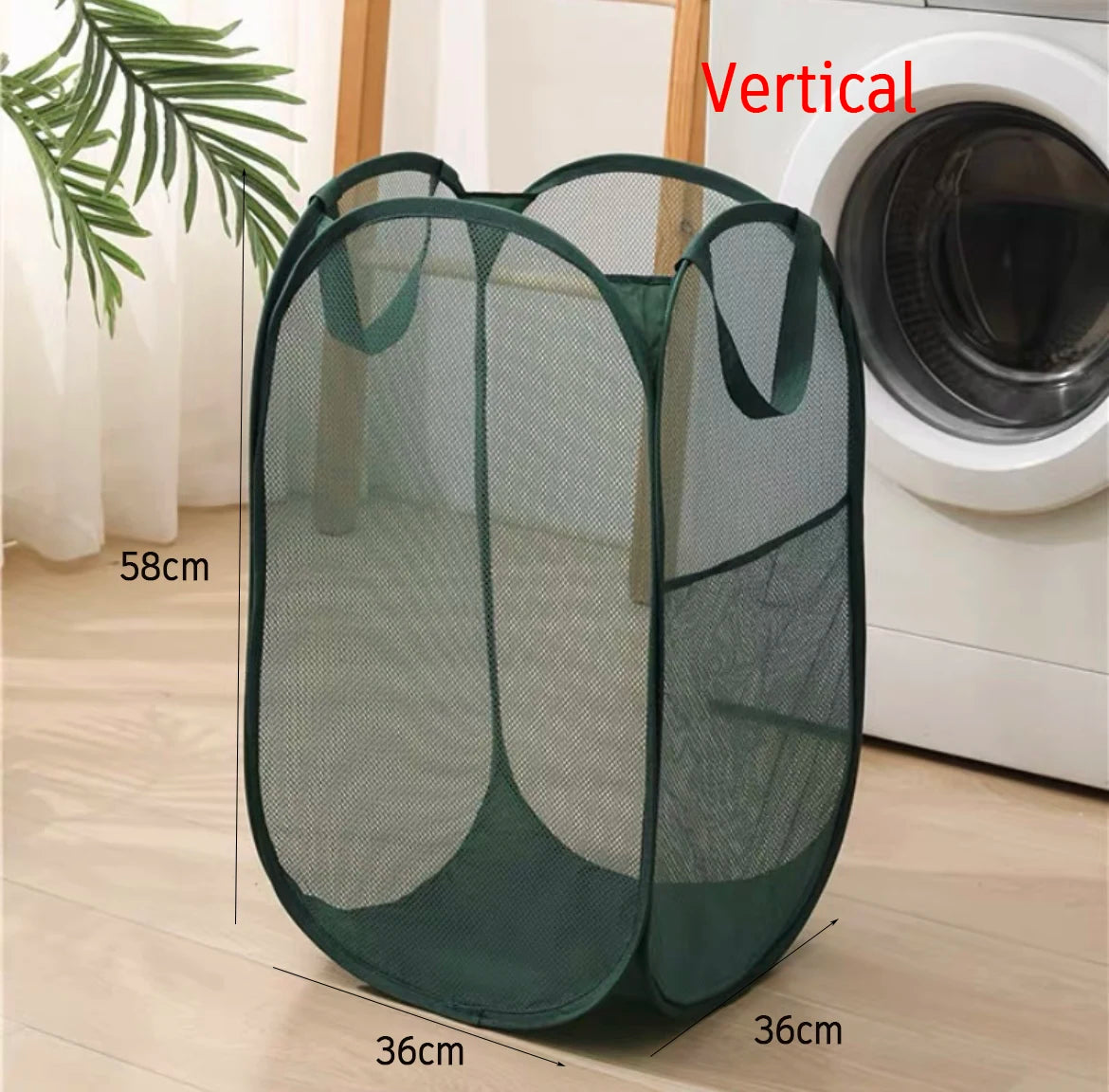 Foldable Mesh Storage Basket