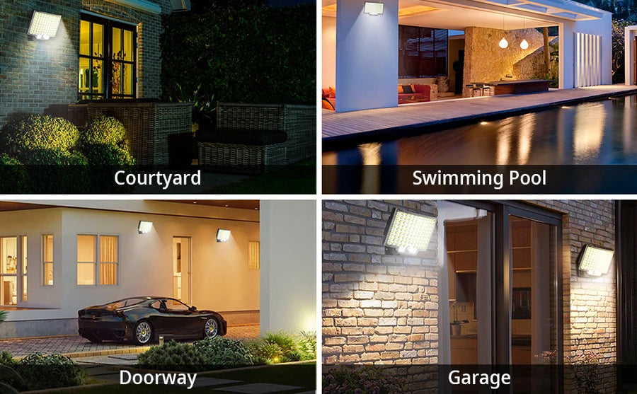 Outdoor Security with Solar Flood Lights
