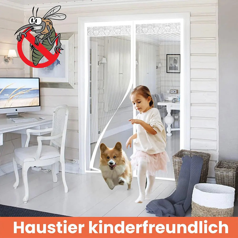No Punching Magnetic Anti Insects Automatic Ventilation Screen Door Curtain