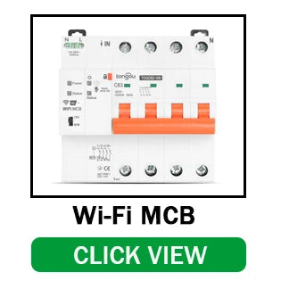 Wifi Smart Circuit Breaker Switch With Metering remote control