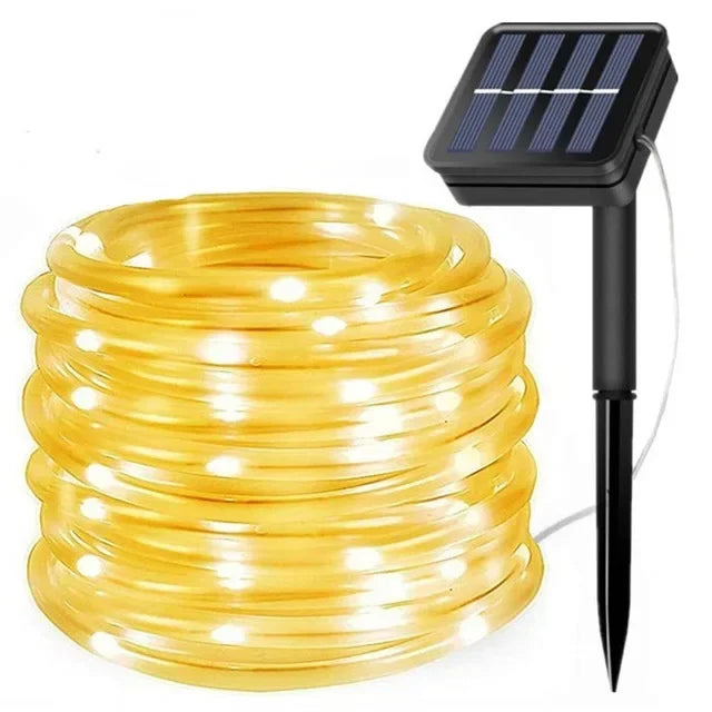 300 LED Solar Rope Strip Lights