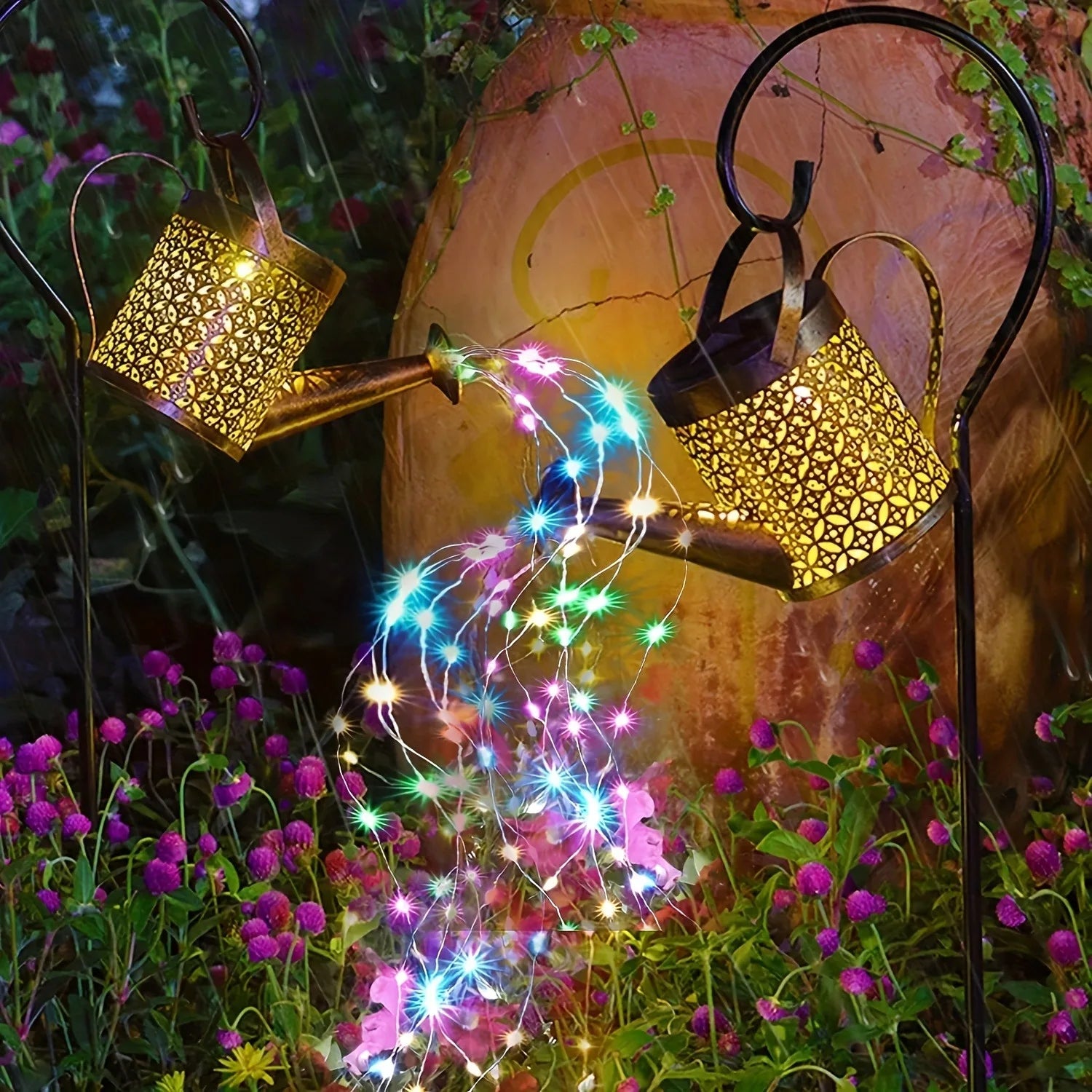 Waterproof Solar Watering Can With Lights
