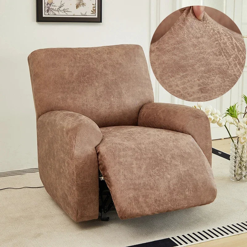 Stretch PU leather waterproof Recliner Cover Couch Cover for Recliner Sofa chair Cover