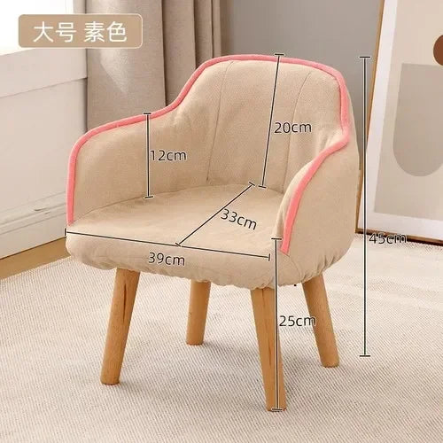 Children's small sofa chair, single person reading corner, reading lazy room backrest seat