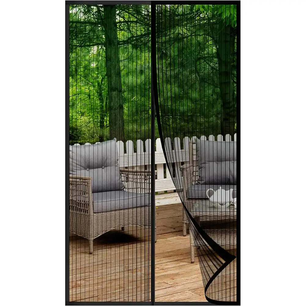 No Punching Magnetic Anti Insects Automatic Ventilation Screen Door Curtain