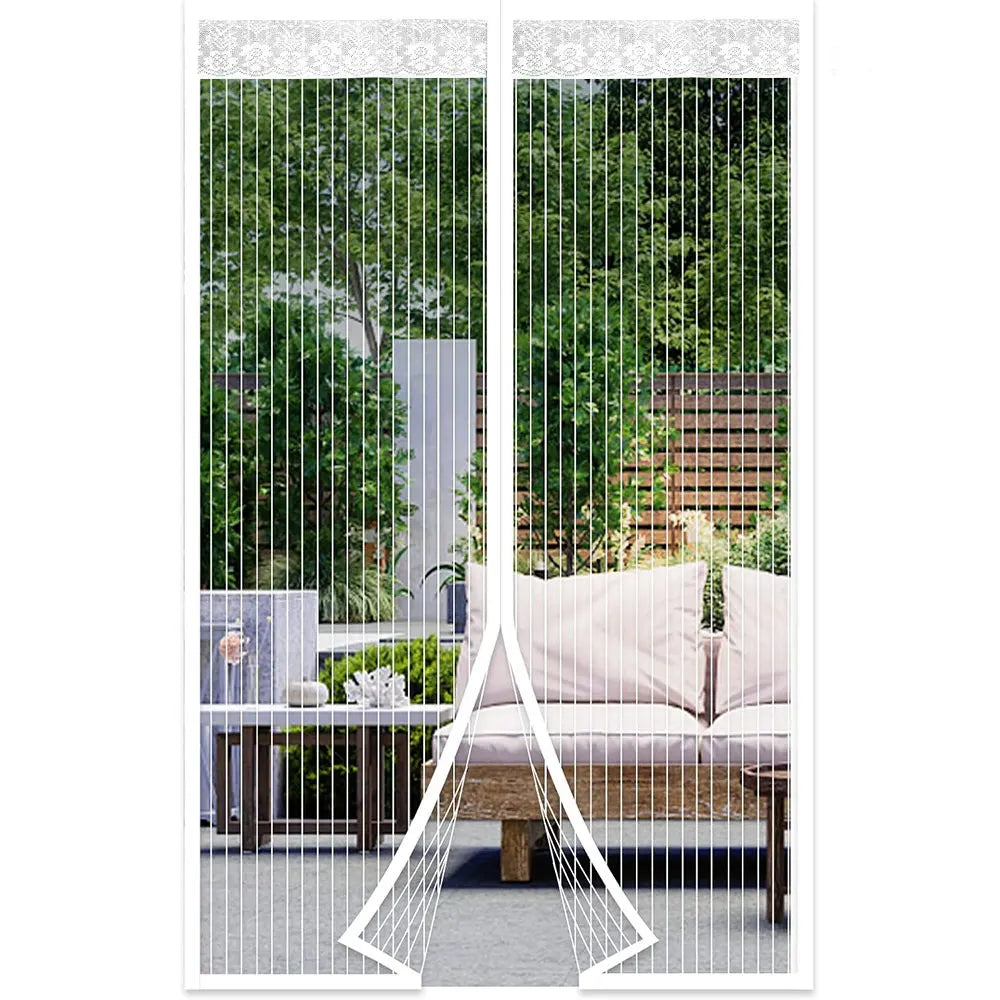 No Punching Magnetic Anti Insects Automatic Ventilation Screen Door Curtain