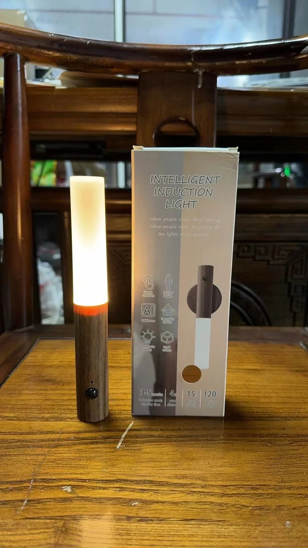Led Light Motion Sensor Lamps Room Decor For Home Rechargeable Lamp