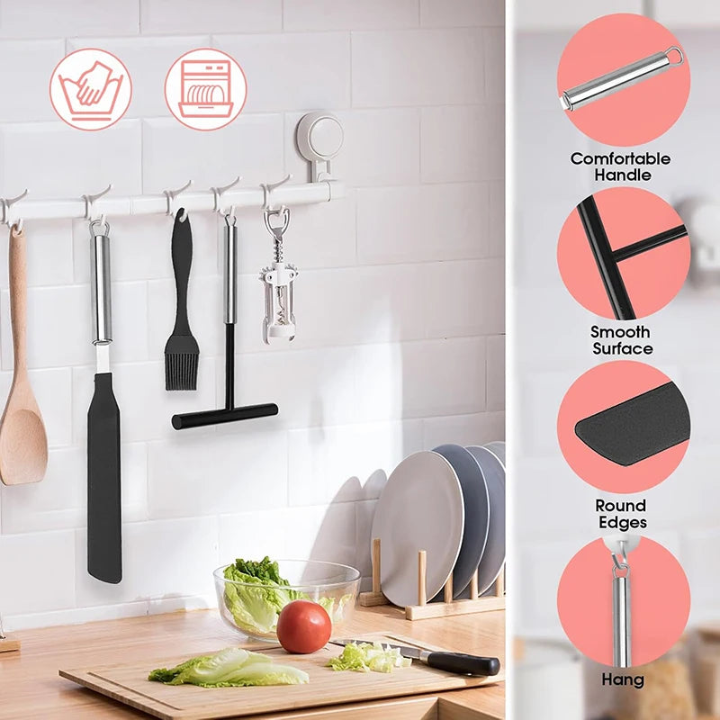Stainless Steel French Crepe Spreader and Spatula Kit Pancake Cooking Tools