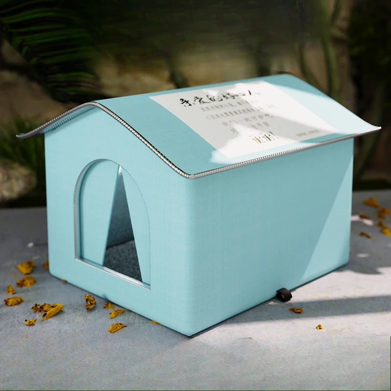Pet Cave Sleeping Beds Home Foldable Washable for Small Dog Puppy Supplies