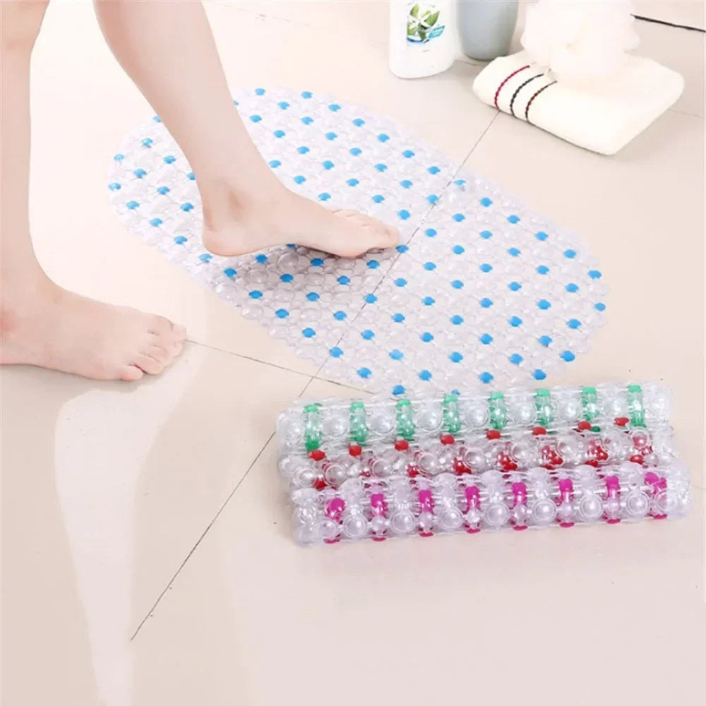PVC Anti-Skid Bath Mat with Suction Cups