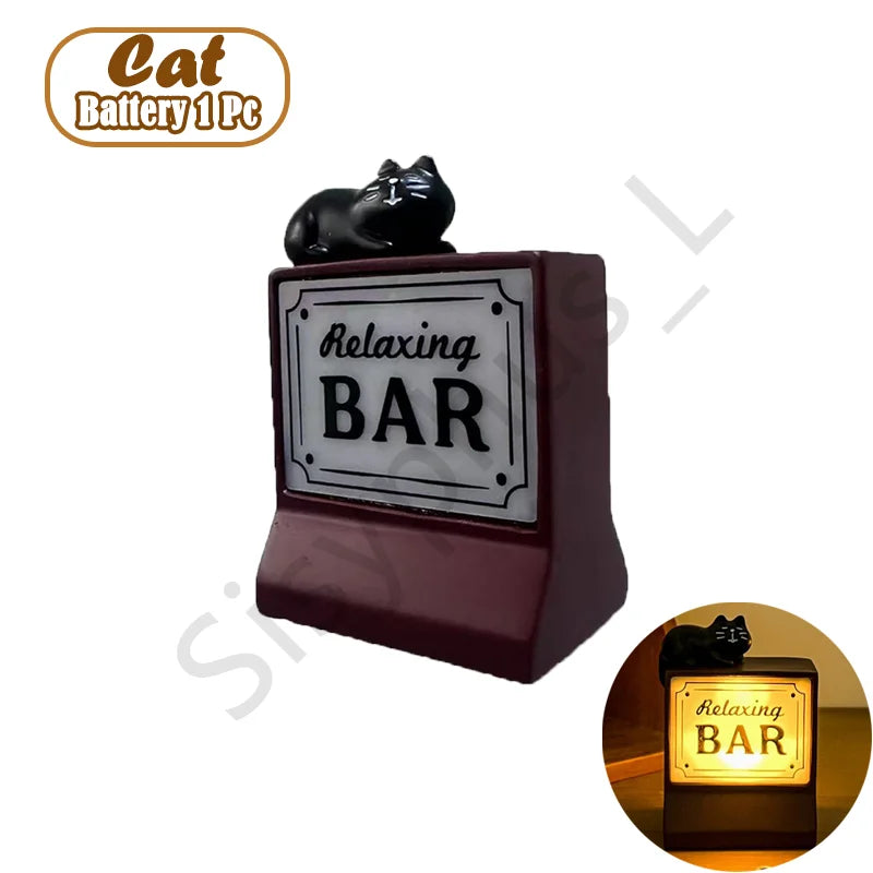 6 Styles 711 Store Light Sign Coffee Shop Magnetic Refrigerator Stickers