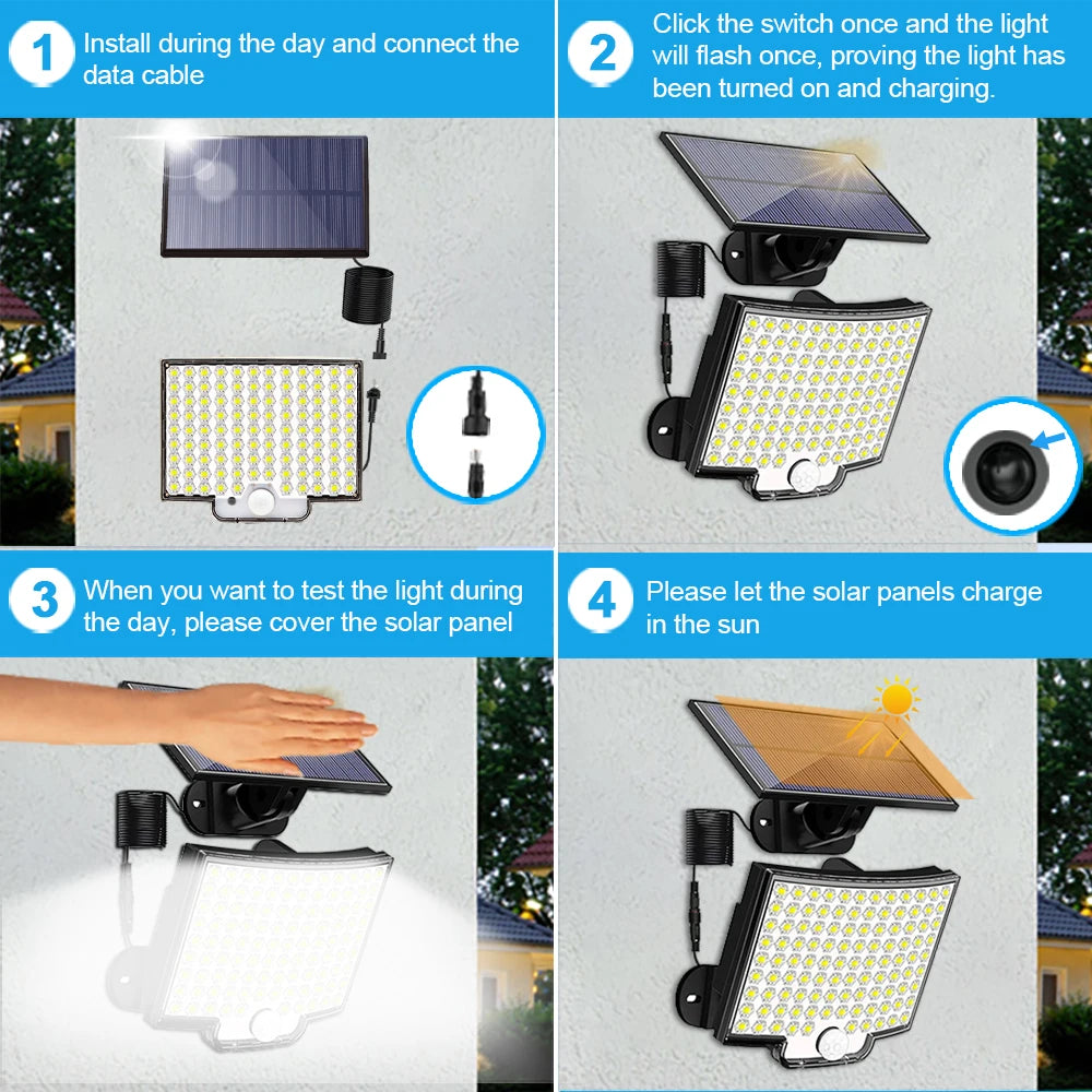 Outdoor Security with Solar Flood Lights