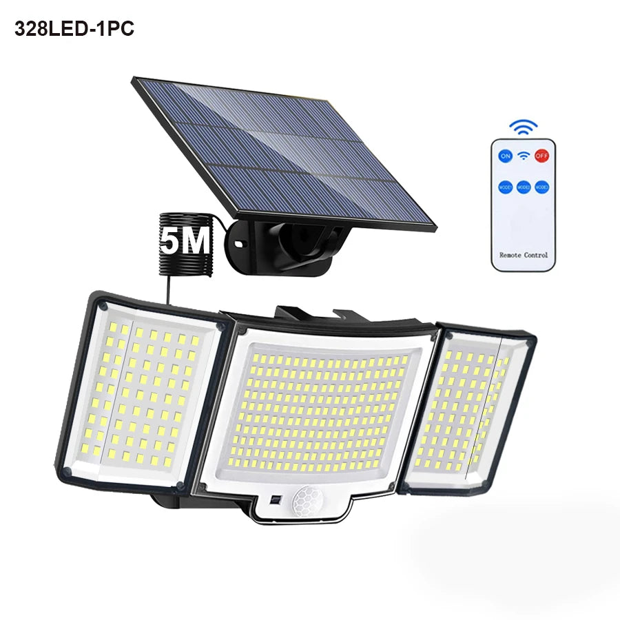 Outdoor Security with Solar Flood Lights