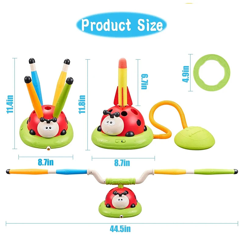Ladybug Sport Entertainment Game Toy Multifunction Rope Skipping Machine