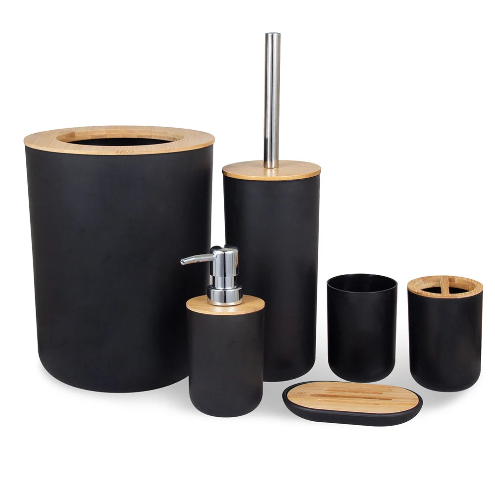 6Pcs Bathroom Storage Set