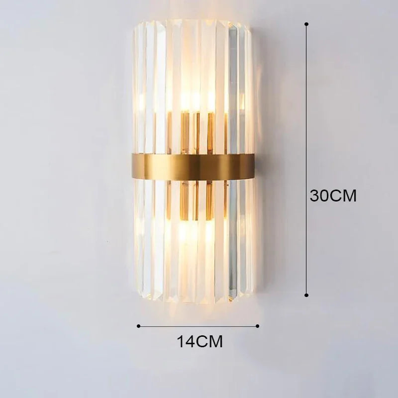 Luxury Wall Lamp Modern LED Gold Wall Light Indoor Lighting Wall Sconce Home Decoration
