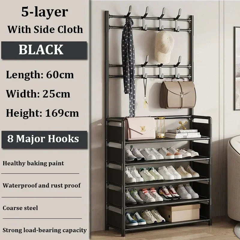 Multi-Layer Shoe Rack and Organizer