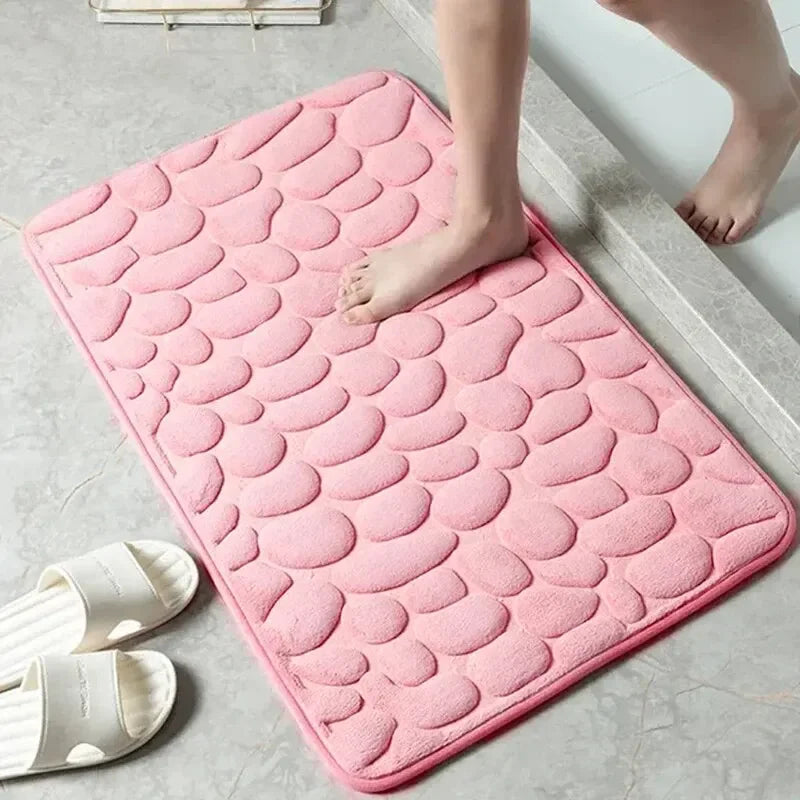 Memory Foam Embossed Velvet Carpet Mat