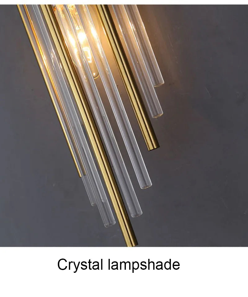 Luxury Wall Lamp Modern LED Gold Wall Light Indoor Lighting Wall Sconce Home Decoration
