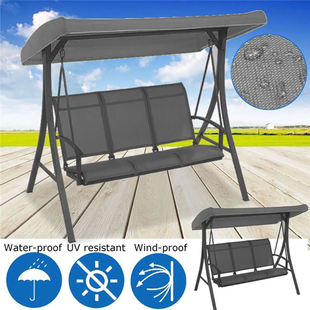 Waterproof Swing Canopy Garden Chair Tent Porch Top Cover Swing Roof For Courtyard