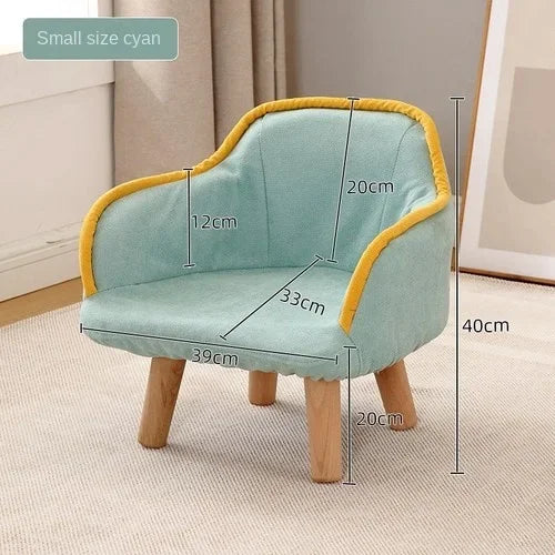 Children's small sofa chair, single person reading corner, reading lazy room backrest seat