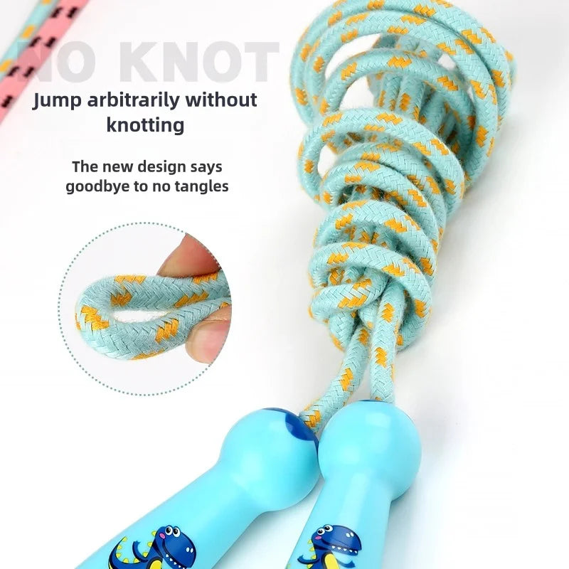 Children's Adjustable Cotton Jump Ropes for Outdoor Sports Toy
