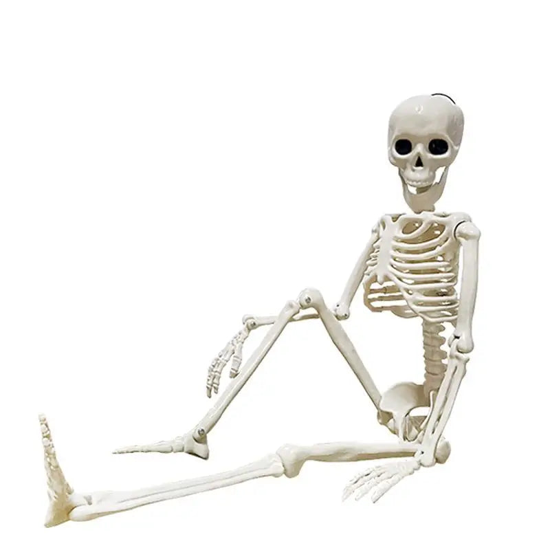Halloween Home Decor Skeleton Head Outdoor Scary Props Realistic Skull Prank