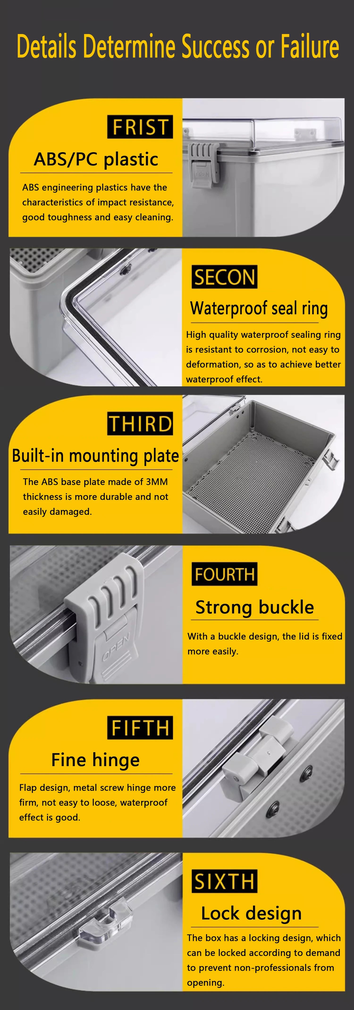 Outdoor Waterproof Electronic Box