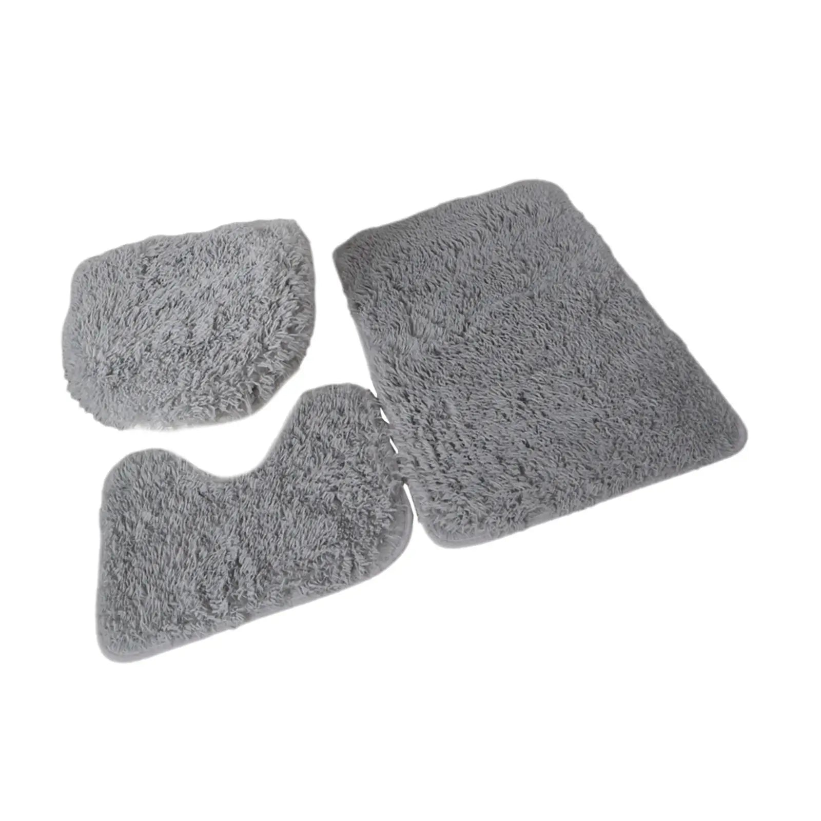 3-Piece Bathroom Rug Set