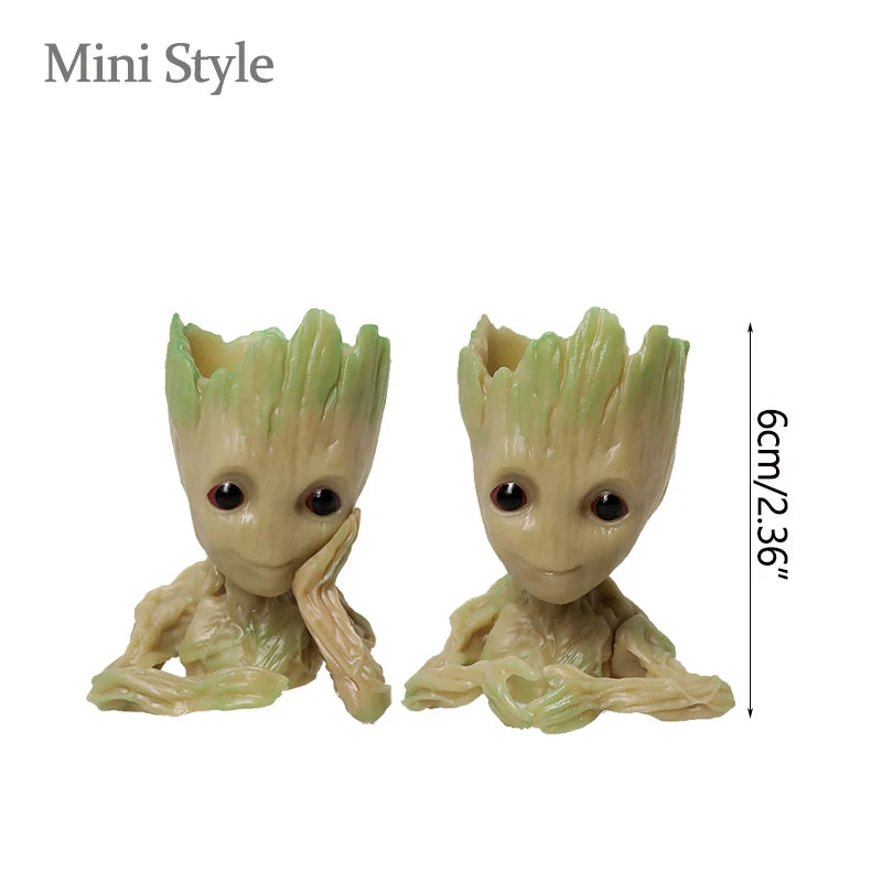 Office Desktop Display Cartoon Groot Figurines Handicrafts Decor