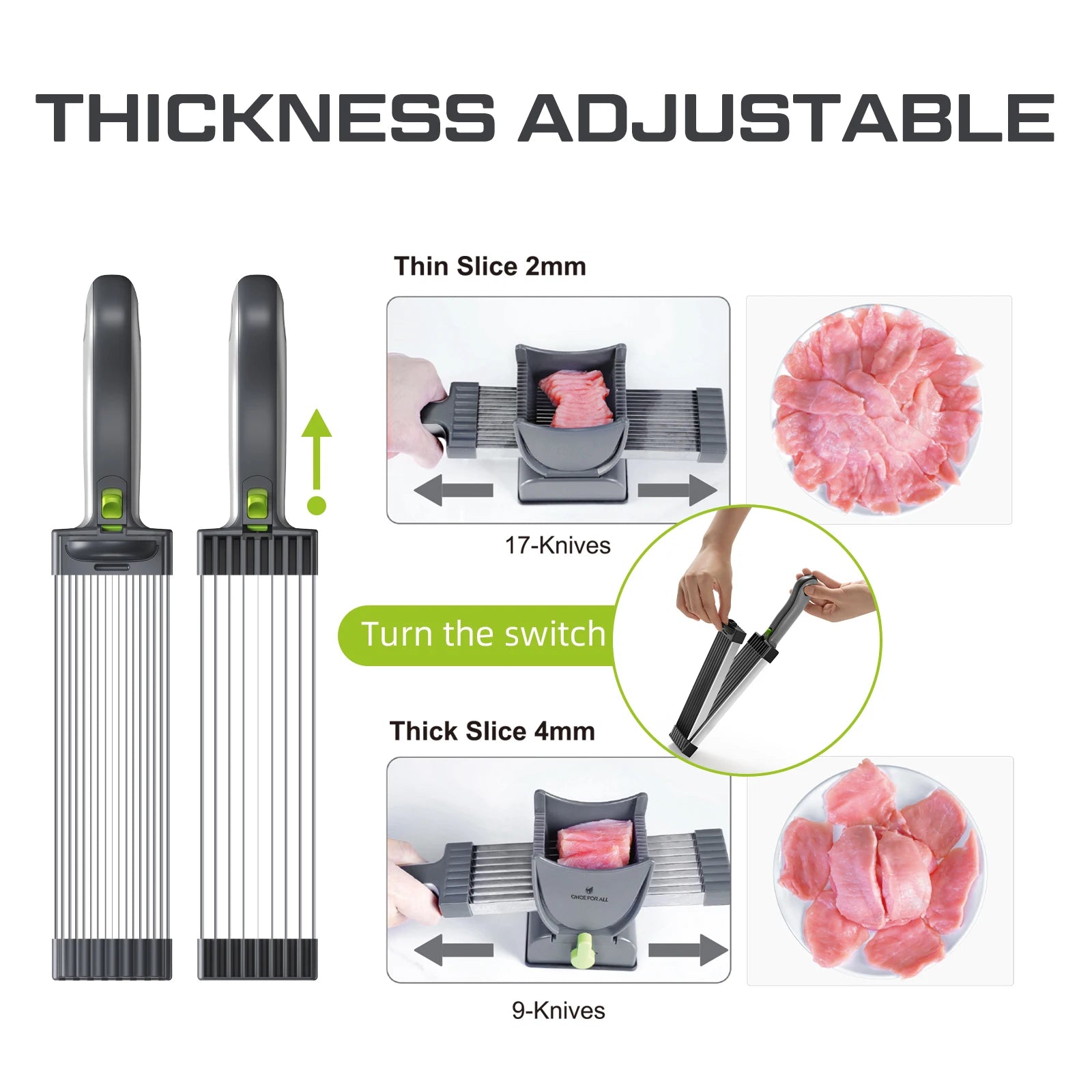Miniature Manual Stainless Steel Meat Cutter