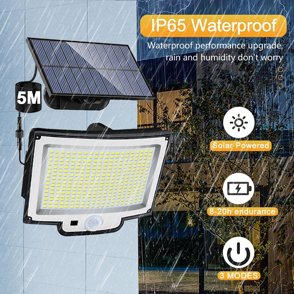 Outdoor Security with Solar Flood Lights