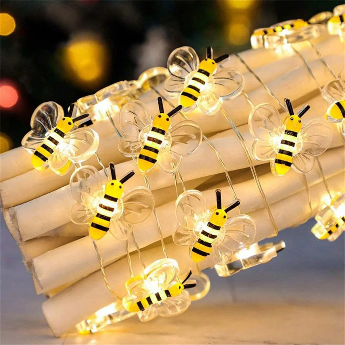 Whimsy with Bee String Lights