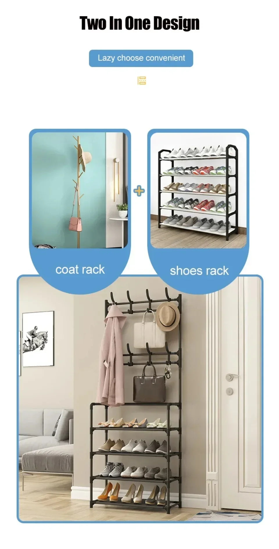 Multi-Layer Shoe Rack and Organizer
