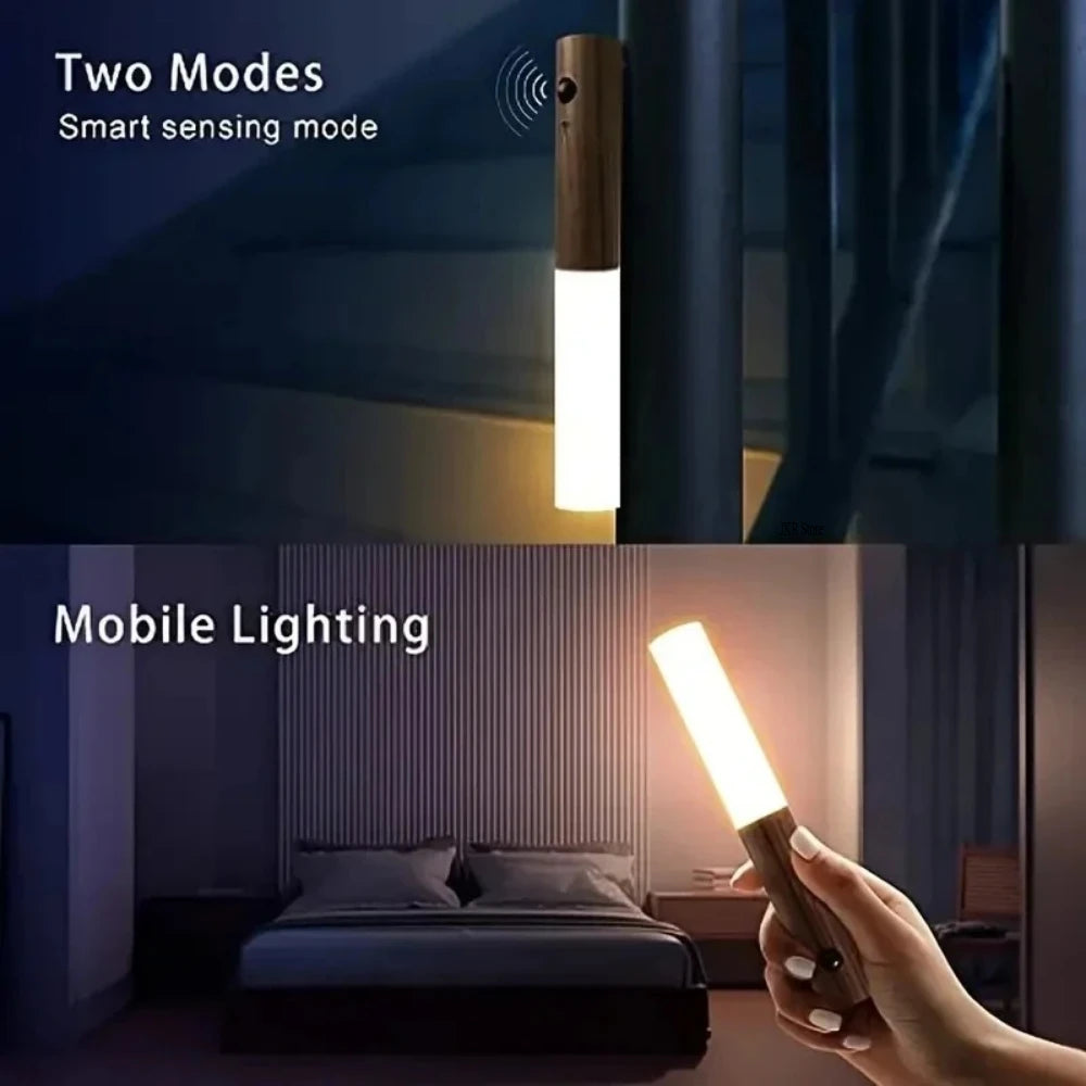 Led Light Motion Sensor Lamps Room Decor For Home Rechargeable Lamp