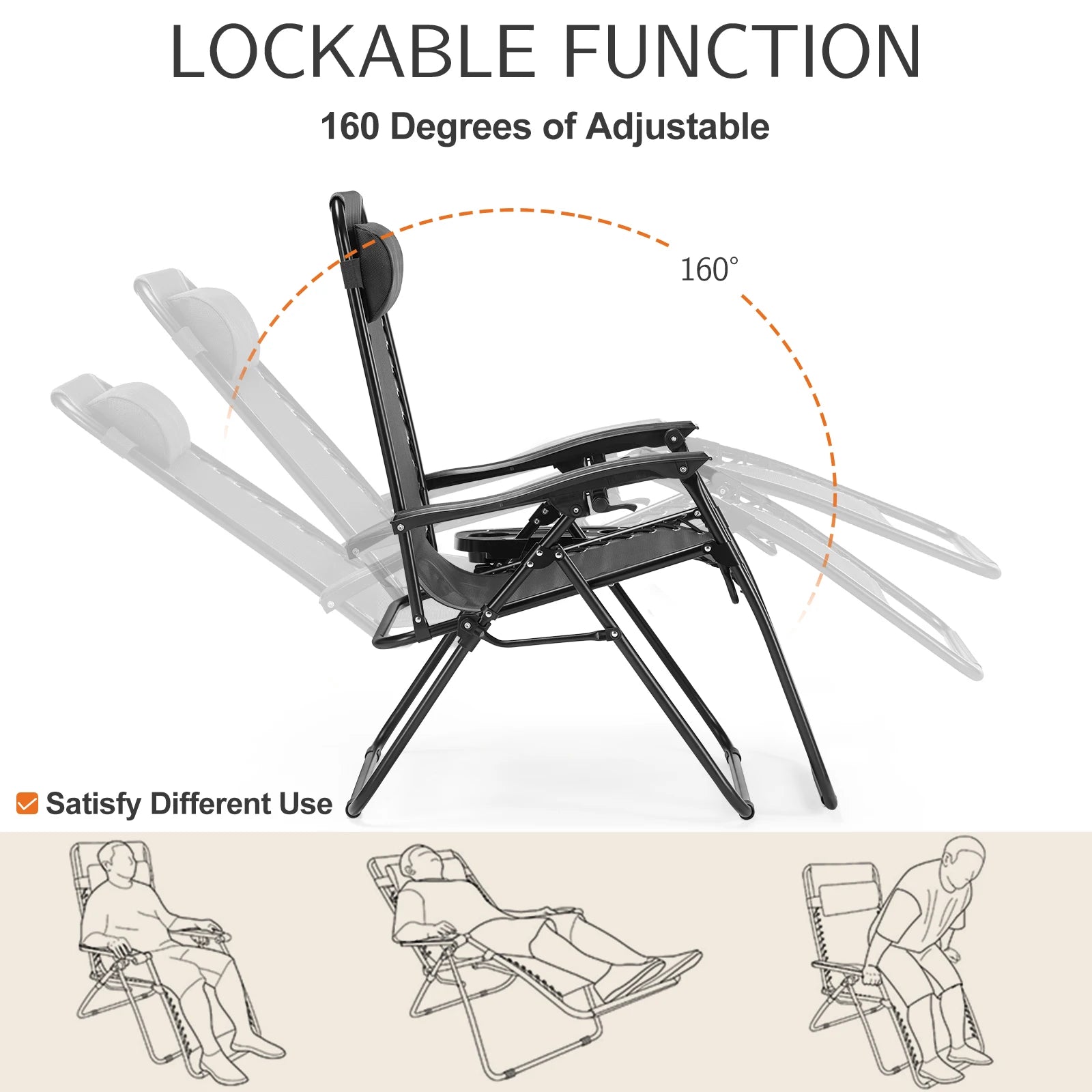 Folding lounge chair, loffice balcony, home leisure chair, backrest, elderly cool chair