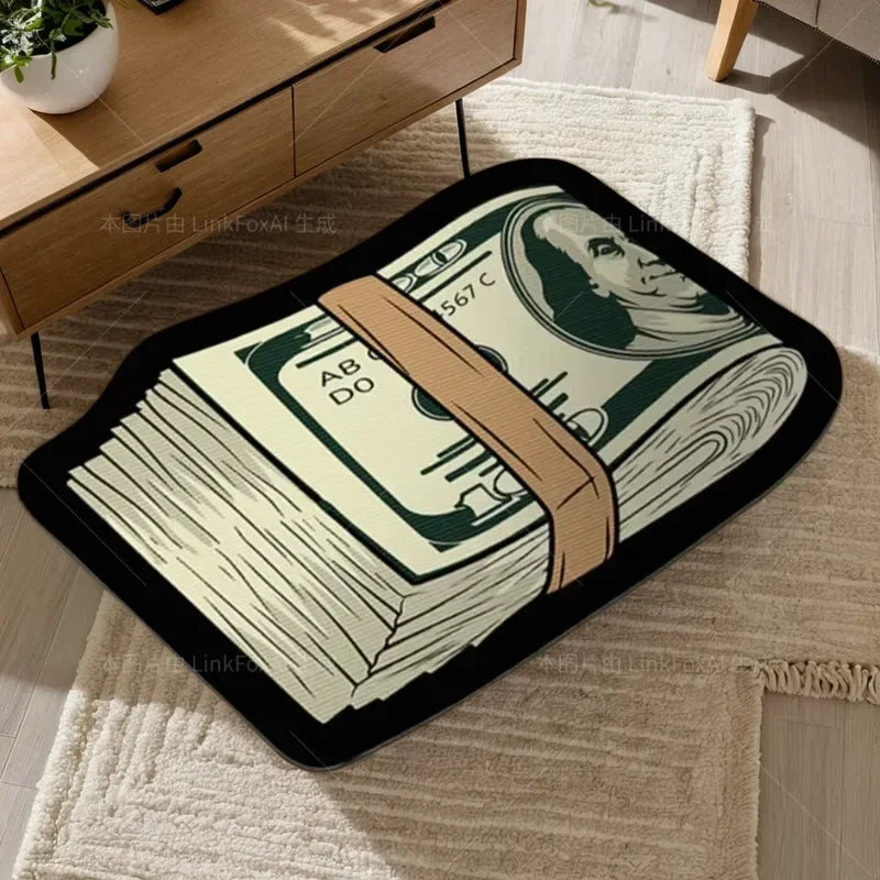 VIKAMA Upgraded Dollar Simulated Money Carpet