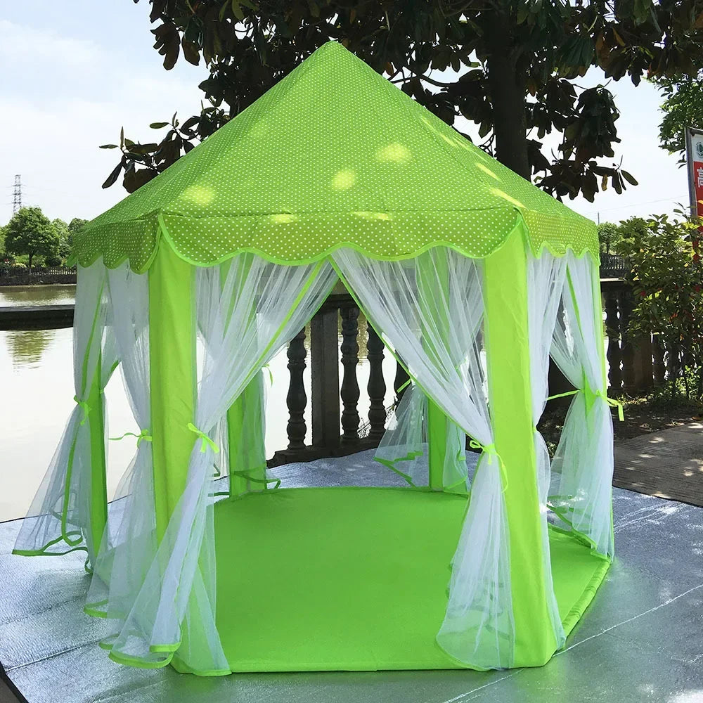 Baby Tent Portable Folding Prince Princess Tent Children Castle Play House