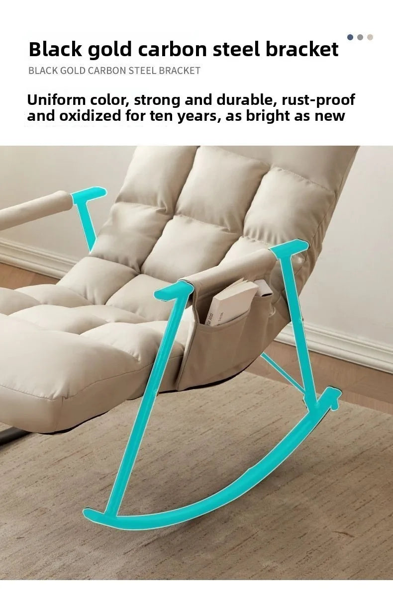 Sofa rocking chair, home balcony bedroom single sofa chair