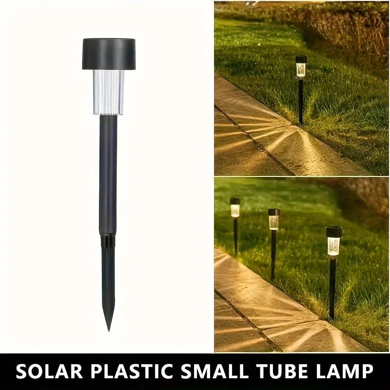 10PCS Solar Lights Powered By Nickel Batteries, Semi Embedded for Lawns and Gardens