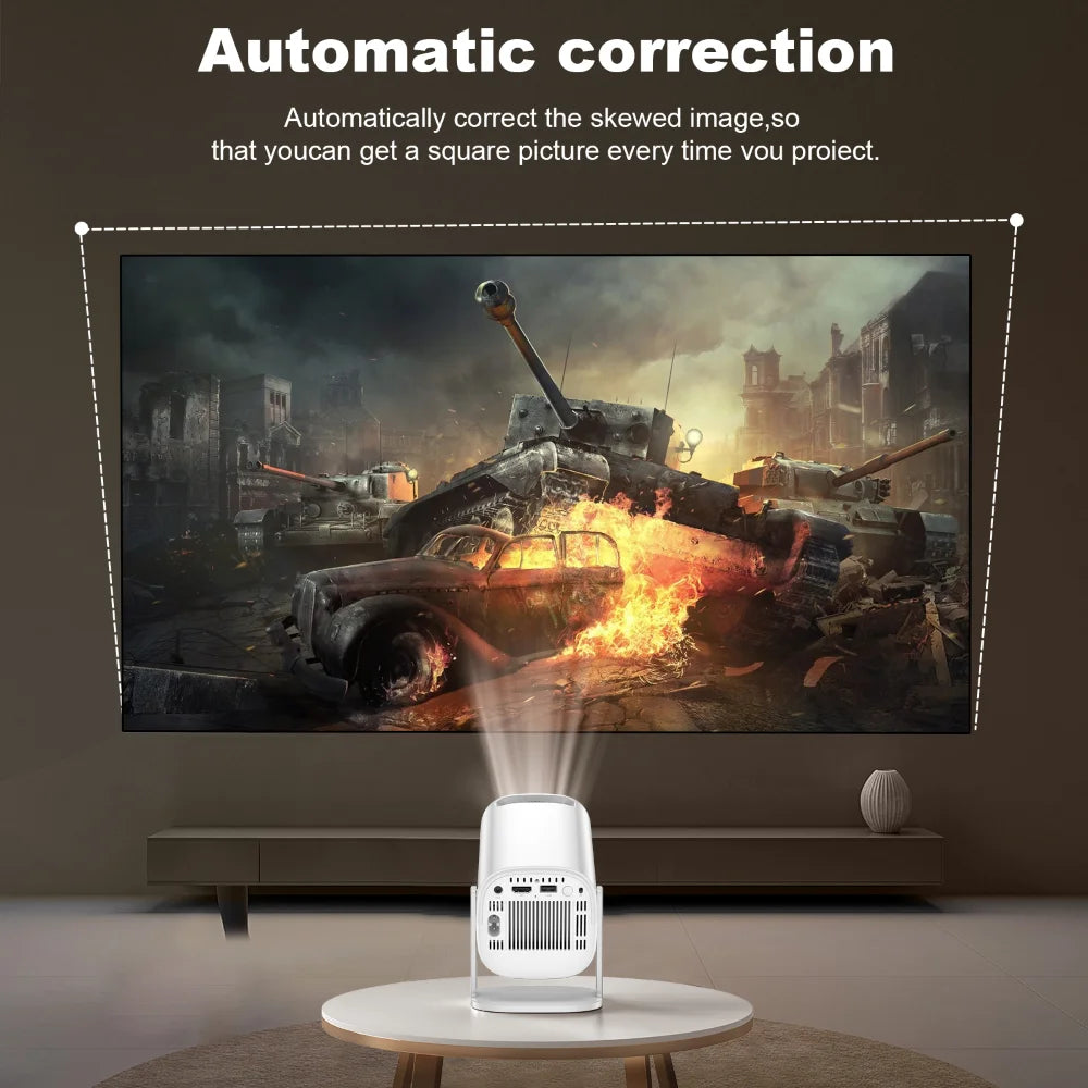 Smart Android 1280*720P Home Cinema Portable Projector