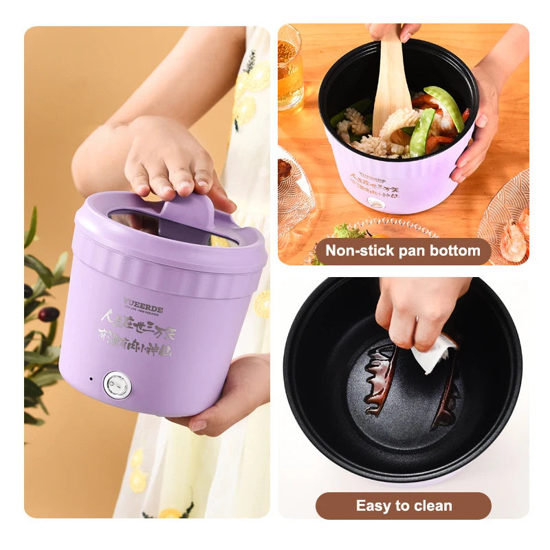 1.2L Mini Electric Hot Pot Household Multifunctional Electric Cooking Pot