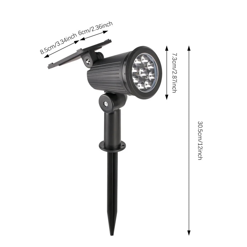 Solar Lights Outdoor Garden Powered Wall Lamp Waterproof Motion Sensor Light